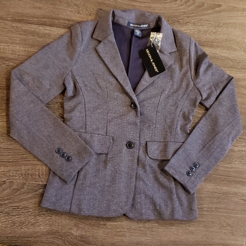 NEW! Lightweight Blue Blazer / Suit Jacket XS